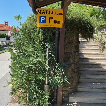 Maeli Apartment Lucija Eksteriør billede